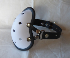 puppy play muzzle mask athletic jock cup gay musk gag real leather strap MALE