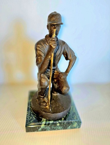 Bronze modern golfer statue - bronze,