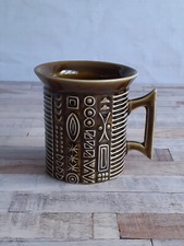 Vintage Portmeirion Cypher Olive Green Teacup