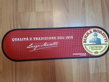  GENUINE BRAND NEW  BIRRA MORETTI RUBBER BAR RUNNER MAT 1859 LAGER BEER 