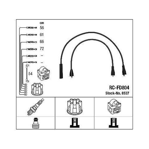 8537 ngk ignition cable - ngk,