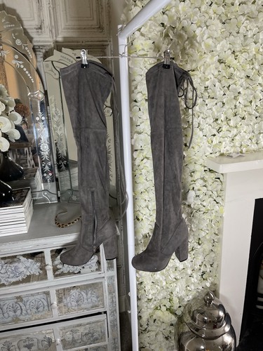 Grey over knee - over,