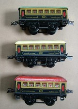 French Hornby O Gauge 3 x  No 1 Pullman coaches