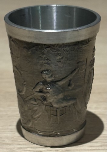 Vintage german pewter shot - vintage,