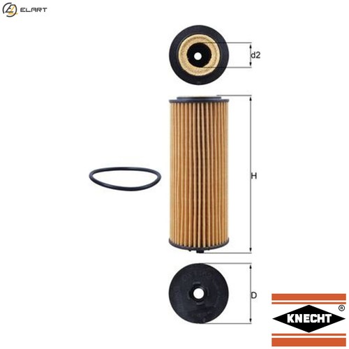 Oil filter 1162d - oil, for