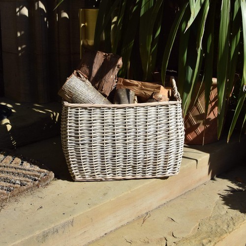 Rectangular log basket - rectangular,