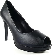 Mens Womens Peep Toe Stiletto