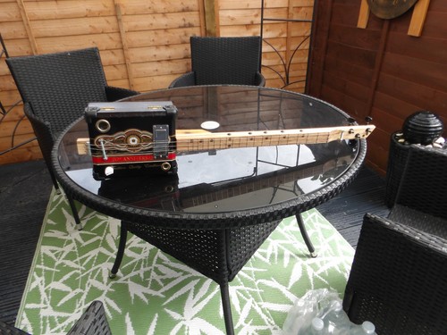 String homemade fretted - homemade,