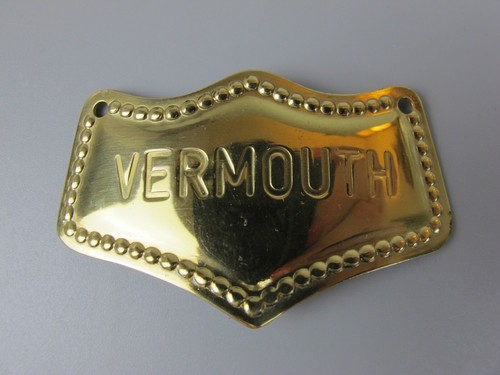 Vermouth decanter label tag - decanter, /