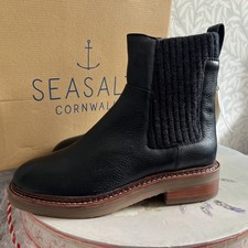 SEASALT Black Leather Ladies