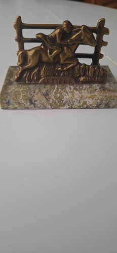 Vintage brass letter rack - vintage,