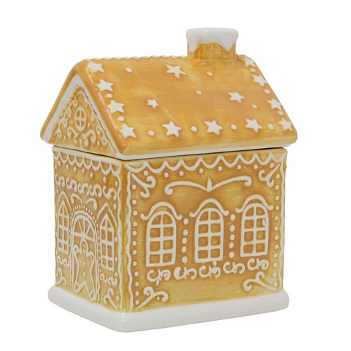 Gingerbread house cookie - house,