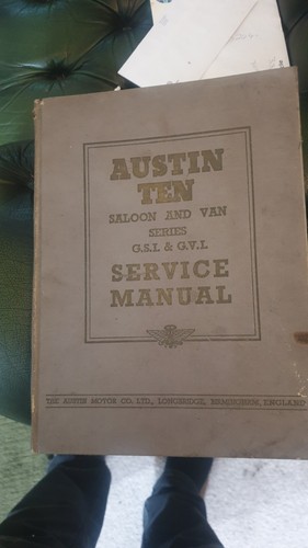 Austin ten service manual - service,