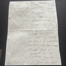 Krays. Reggie Kray hand