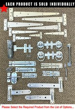Garden Gate Metal Fixings T Hinges Bolt Latch Spring Closer Bolt Zinc Suffolk