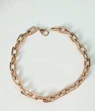 Women's Gold Plated Curb Chain Necklace 