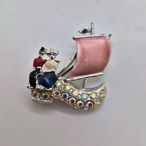 Vintage dutch clog sail boat - clog,