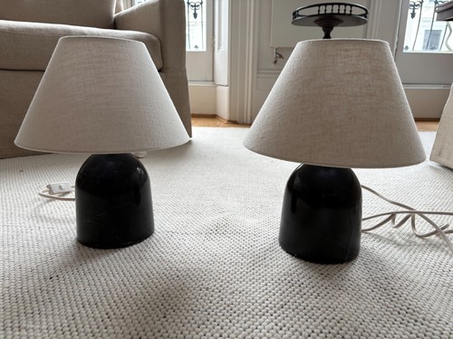 Zara home marble table lamps - table,