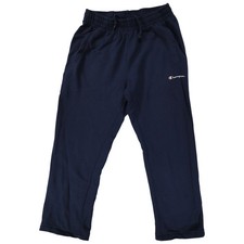 Champion Mens Joggers Tracksuit Bottoms Size M Blue Cotton Blend Straight Leg