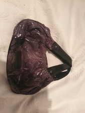 Nine West Black Snakeskin Effect Small Handbag/ Clutch