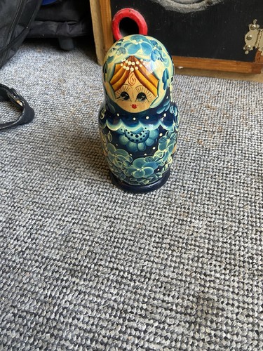 Russian doll set - doll, blue