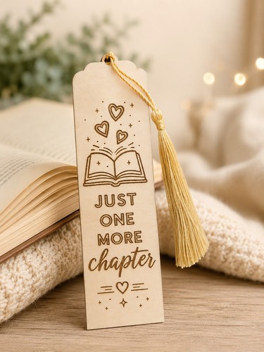 Wooden bookmark gift for - bookmark, book