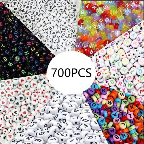 700pcs colors acrylic - 700pcs,