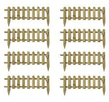 Wooden Panel Picket Fencing