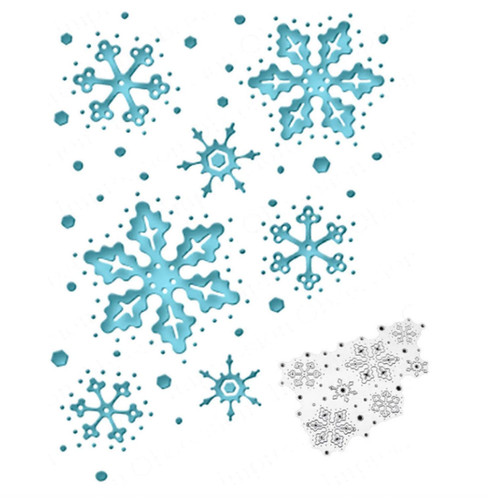 Snowflakes metal cutting dies - snowflakes,