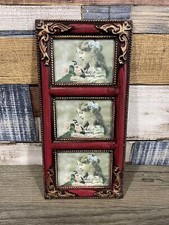 Vibrant Maroon Plastic Photo