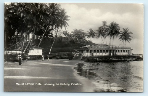 Postcard ceylon mount lavinia - mount,