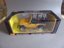Maisto Special Edition 1/18 scale Jeep Wrangler Rubicon diecast model car.