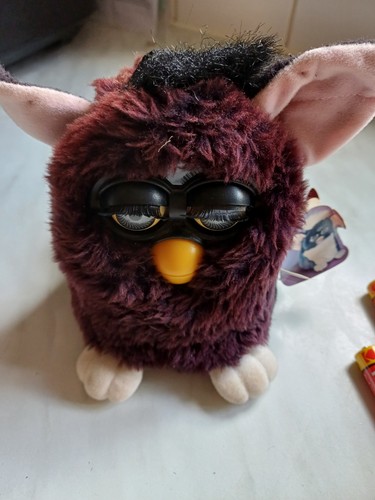 1998 tiger furby black brown - 1998, black,