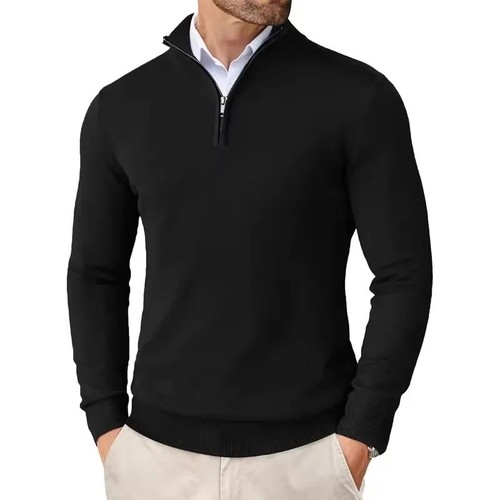Men quarter zip pullover - men's,