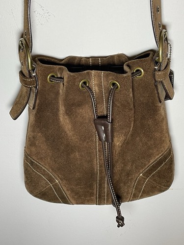 Vintage coach 9524 brown suede - coach,
