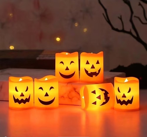 6pcs halloween led - 6pcs,