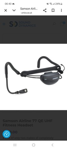 Samson airline ah7 wireless - airline,