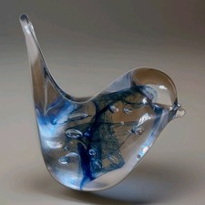 Bird Paperweight Murano Glass