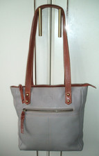 Rowallan Grey And Tan Leather