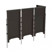 4 Panel Decorative Wicker