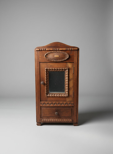 Apothecary cabinet antique oak - antique,