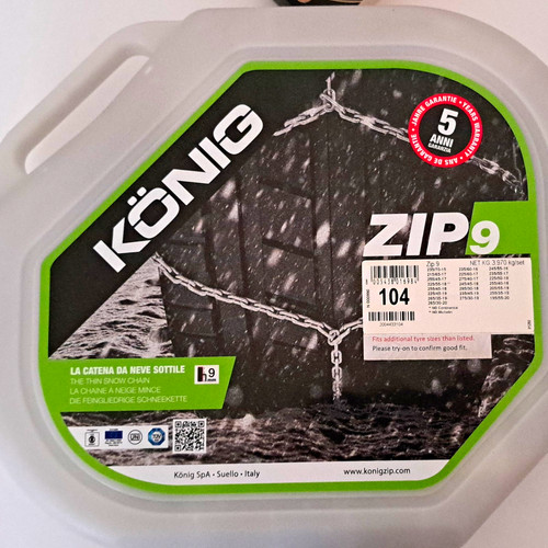 König zip snow - snow, size