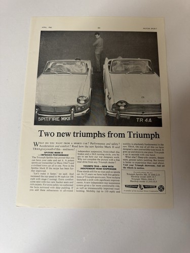 Original vintage 1965 triumph - vintage,