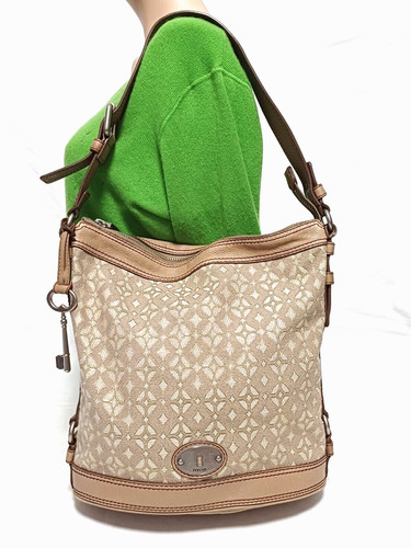 Fossil maddox taupe woven - fossil,