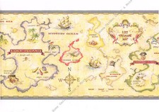 Nautical lost treasure map - nautical,