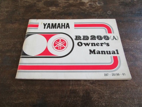 Yamaha rd200 200 rd200a - rd, a