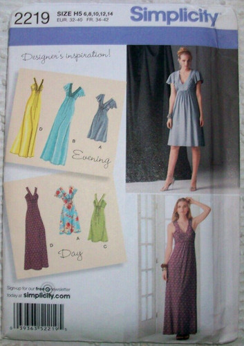 Simplicity 2011 sewing pattern - sewing,