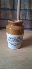 Antique Webster & Son Halifax West Yorkshire Cream Pot Jug With Handle