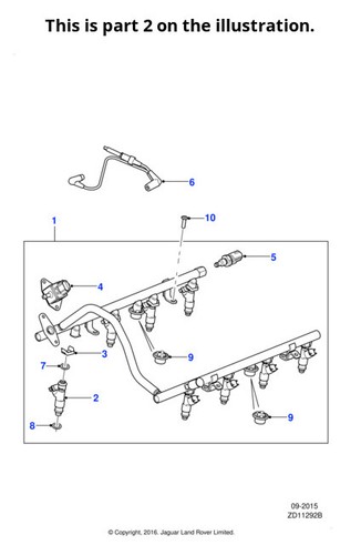 Jaguar fuel injector - fuel, xk