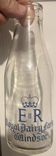 Super Rare 1950’s Royal Dairy Farm Windsor Milk Bottle